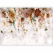 Wall Mural Vintage plant composition - landscape of colourful hanging flowers 137883 additionalThumb 1
