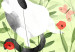 Wall Mural Cat mischief - cats in a meadow with butterflies among grass and poppies for a room 142683 additionalThumb 8
