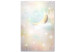 Canvas Night of Colors (1-piece) Vertical - starry composition for children 143483