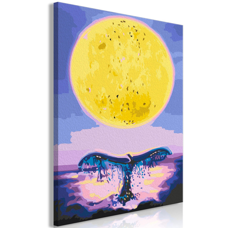 Paint by number Moon and the Underwater Creature - Sea Landscape With a Whale 144083 additionalImage 7