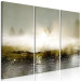 Canvas Trees by the River (3-piece) - sunny abstraction in cool tones 144583 additionalThumb 2