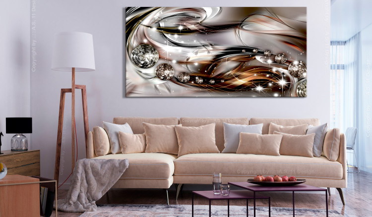Large canvas print Sparkle Wave II [Large Format] 150783 additionalImage 6