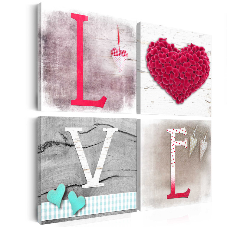Canvas Art Print Say that you love me 55483 additionalImage 2