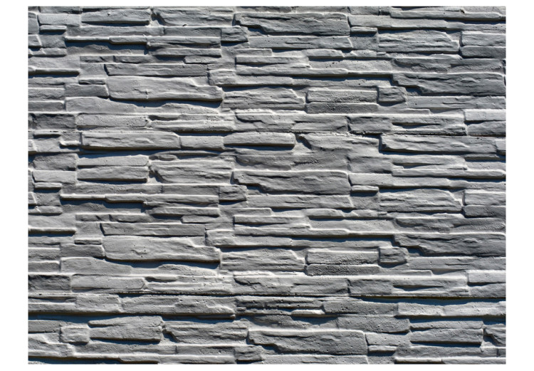 Photo Wallpaper Grey stone wall 60983 additionalImage 1