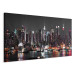 Canvas Print Insomnia in New York (1-part) Wide - New York City at Night 107293 additionalThumb 2