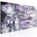 Canvas Art Print Lilies and Waves (1-part) Pale Purple Narrow - Plant Abstraction 107993 additionalThumb 2