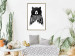 Wall Poster Wilderness - black and white composition with animal motif and texts 114793 additionalThumb 13