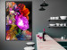 Wall Poster Colors of Summer - multicolored glamour composition with flowers on a black background 117993 additionalThumb 3
