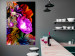 Wall Poster Colors of Summer - multicolored glamour composition with flowers on a black background 117993 additionalThumb 17