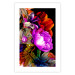 Wall Poster Colors of Summer - multicolored glamour composition with flowers on a black background 117993 additionalThumb 19