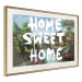 Poster Dream Home - white English text against a colorful landscape background 118793 additionalThumb 2