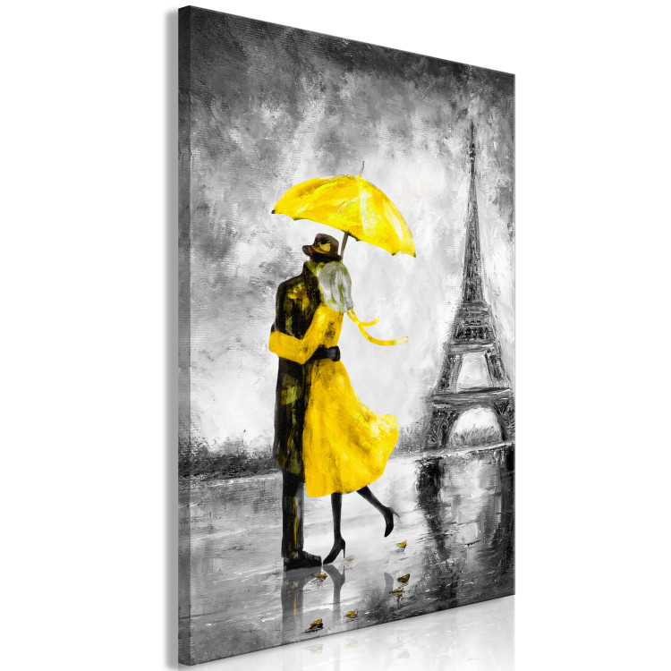 Canvas Paris Fog (1 Part) Vertical Yellow 123093 additionalImage 2