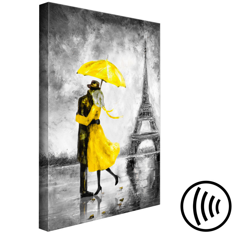 Canvas Paris Fog (1 Part) Vertical Yellow 123093 additionalImage 6