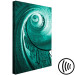 Canvas Spiral staircase - photograph of the staircase in turquoise colour 123593 additionalThumb 6