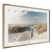 Wall Poster Abandoned Beach - wooden path on beach against sea and sky background 123993 additionalThumb 2