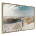Wall Poster Abandoned Beach - wooden path on beach against sea and sky background 123993 additionalThumb 14