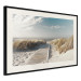 Wall Poster Abandoned Beach - wooden path on beach against sea and sky background 123993 additionalThumb 3