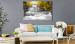 Large canvas print Cascade of Thoughts (Yellow) [Large Format] 125693 additionalThumb 6