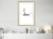 Wall Poster To Be Home - black English text on a contrasting white background 125793 additionalThumb 21