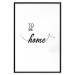 Wall Poster To Be Home - black English text on a contrasting white background 125793 additionalThumb 15