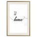 Wall Poster To Be Home - black English text on a contrasting white background 125793 additionalThumb 19