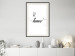 Wall Poster To Be Home - black English text on a contrasting white background 125793 additionalThumb 22