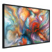 Poster Abyss - worm among multicolored patterns in an abstract motif 127293 additionalThumb 13