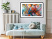 Poster Abyss - worm among multicolored patterns in an abstract motif 127293 additionalThumb 23