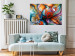 Poster Abyss - worm among multicolored patterns in an abstract motif 127293 additionalThumb 4