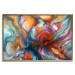 Poster Abyss - worm among multicolored patterns in an abstract motif 127293 additionalThumb 21