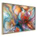 Poster Abyss - worm among multicolored patterns in an abstract motif 127293 additionalThumb 14