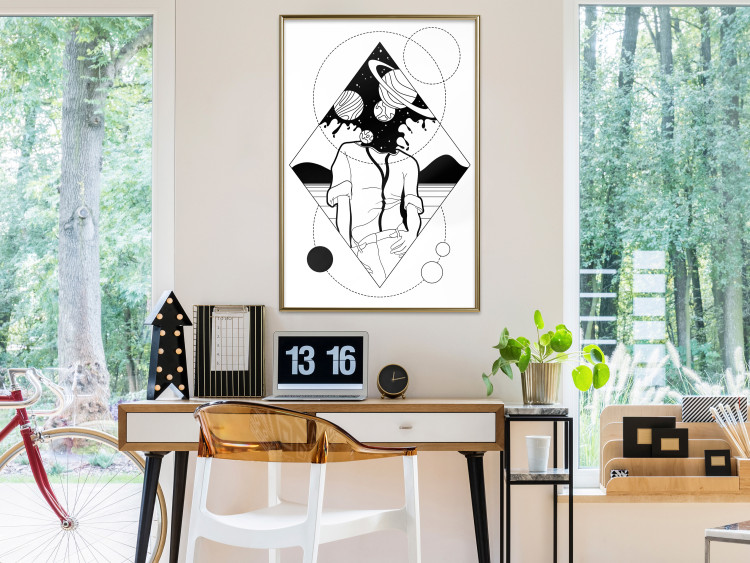 Wall Poster Unlimited Space - abstract figure with space effect 128493 additionalImage 10