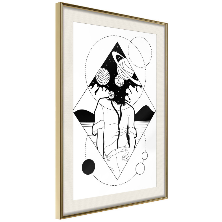 Wall Poster Unlimited Space - abstract figure with space effect 128493 additionalImage 4