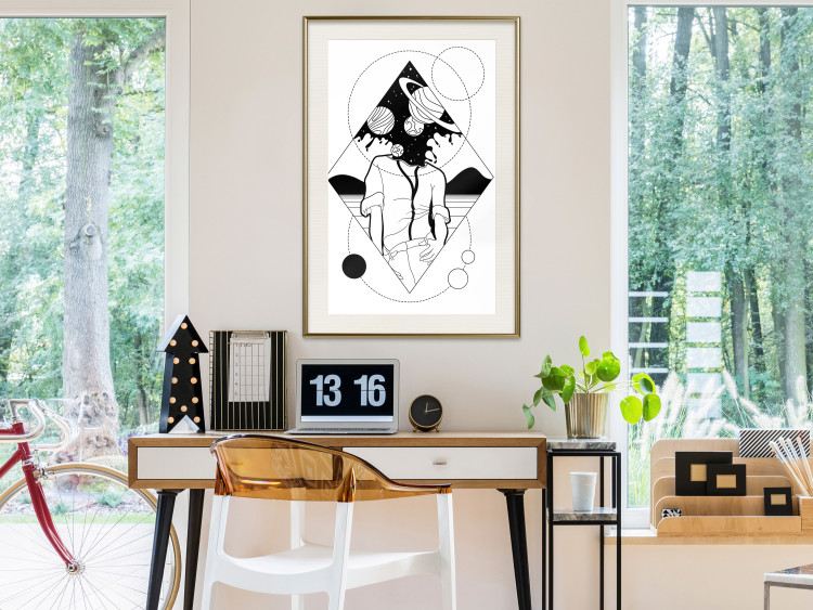 Wall Poster Unlimited Space - abstract figure with space effect 128493 additionalImage 22