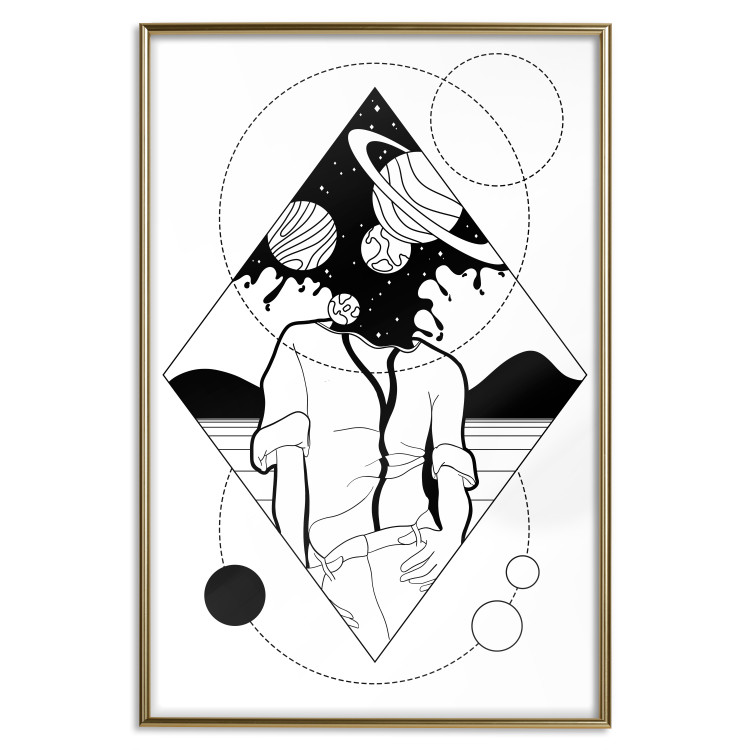 Wall Poster Unlimited Space - abstract figure with space effect 128493 additionalImage 17