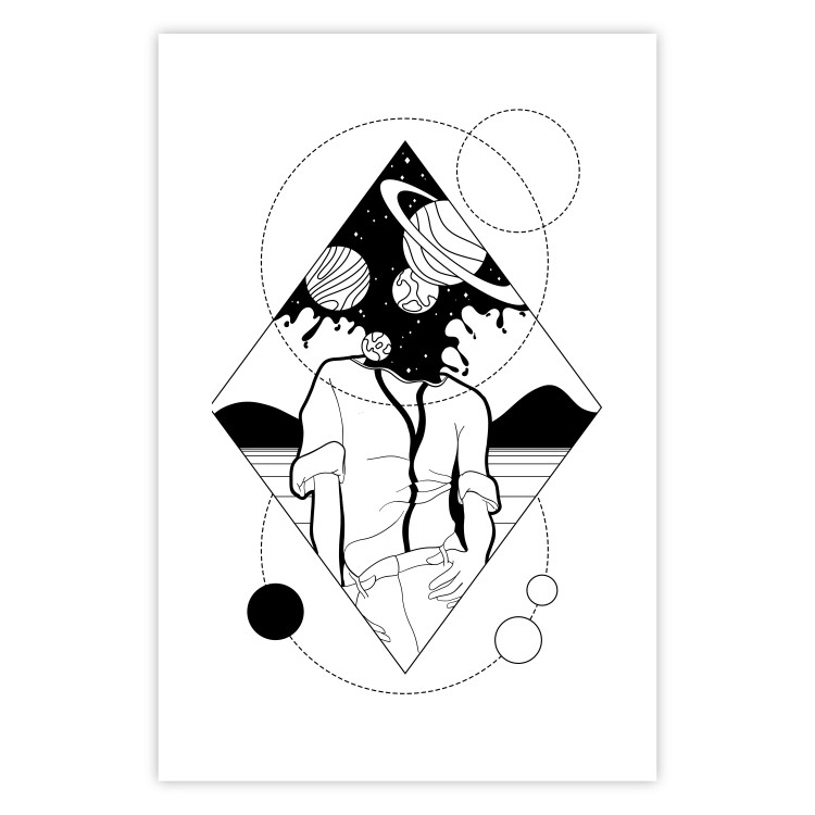 Wall Poster Unlimited Space - abstract figure with space effect 128493 additionalImage 25