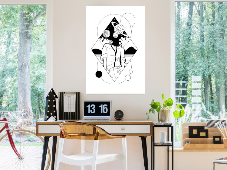 Wall Poster Unlimited Space - abstract figure with space effect 128493 additionalImage 12