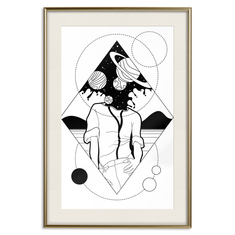 Wall Poster Unlimited Space - abstract figure with space effect 128493 additionalImage 20