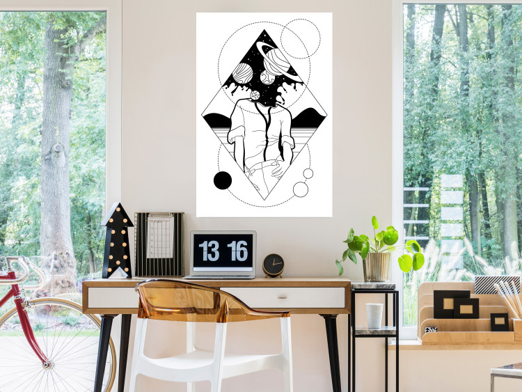 Wall Poster Unlimited Space - abstract figure with space effect 128493 additionalImage 13