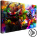 Canvas Print African Buffalo (1-piece) Wide - abstraction of a colorful buffalo 130393 additionalThumb 6
