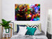 Canvas Print African Buffalo (1-piece) Wide - abstraction of a colorful buffalo 130393 additionalThumb 3
