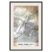 Poster City of Dreams - black and white map of New York with brown details 132093 additionalThumb 20