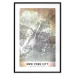 Poster City of Dreams - black and white map of New York with brown details 132093 additionalThumb 15