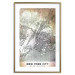 Poster City of Dreams - black and white map of New York with brown details 132093 additionalThumb 19