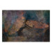 Poster Copper Leaves - abstract and rusty texture with a leaf motif 135793