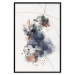 Wall Poster Continuity of Existence - artistic pattern of black smoke on a light background 137693 additionalThumb 8