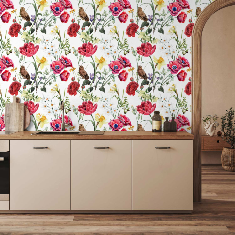 Modern Wallpaper Poppy Meadow 142793 additionalImage 8