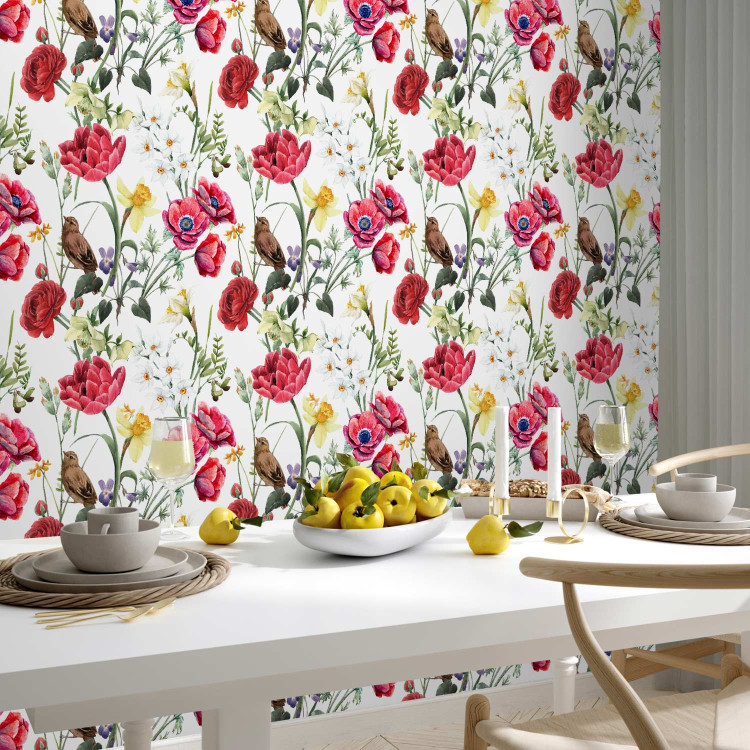 Modern Wallpaper Poppy Meadow 142793 additionalImage 5