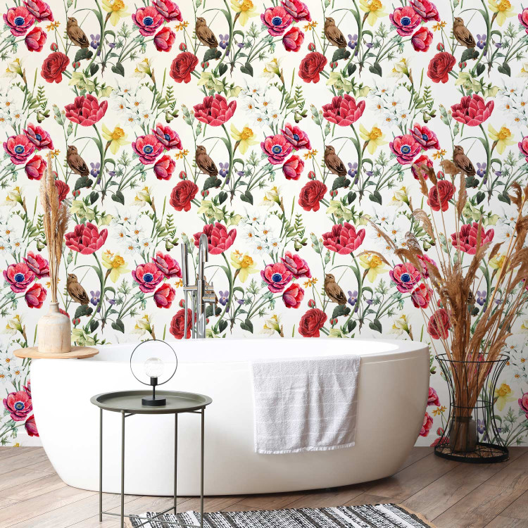Modern Wallpaper Poppy Meadow 142793 additionalImage 10