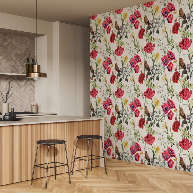 Modern Wallpaper Poppy Meadow 142793 additionalImage 9
